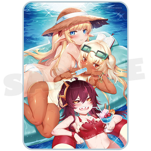 【再販売】ＭだＳたろう 描き下ろしライクトロンパイルケット 『田中〜年齢イコール彼女いない歴の魔法使い』